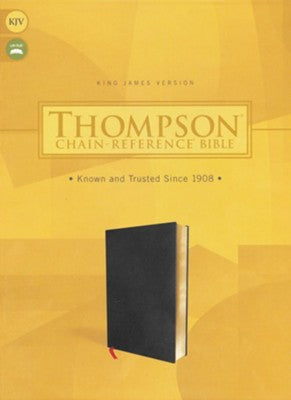 Thompson Chain-Reference KJV Bible (Black Bonded Leather, Red Letter)