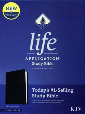 Life Application KJV Study Bible (Red Letter, Black Bonded Leather)